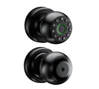 Interior Door Tuya SmartLife APP Smart Fingerprint Password Spherical Lock Dead Bolt for Home Wooden Metal Door(Lock)