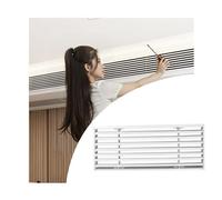 Interior Door Ventilation Louvered Grill Cover, Adjustable Air Vent Grille for Bathroom and Garage