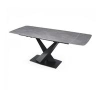 Interior Emporium Ie Nordic Rock Extendable Ceramic Dining Table (White) - With 4 Rotating Chairs (Black , Grey , Green , Teel)