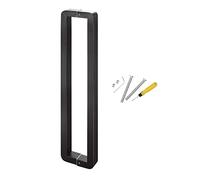 Interior Exterior Door Pull Push Handle/Shower Glass Door Handles, Two-Side Design Commercial Modern Entry Door Handle, Sliding Barn Door Handle Pull/Black/32.5Cm(12.8In)
