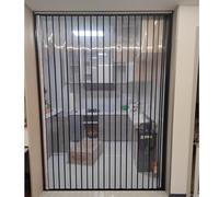 Interior Folding Door, Flexible and Durable, with Handle for Hallway Wardrobe Pantry Hotels, Customize Accordion Door