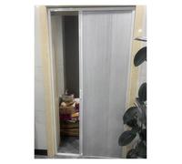 Interior Folding Doors No Drill, Invisible Honeycomb Concertina Space Saver, Sliding Room Divider for Kitchen Bathroom