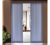 Interior Folding Retractable Door, Sliding Accordion Door with Lock for Wardrobes and Kitchen Entryways