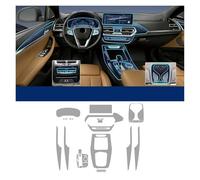 Interior For BMW For X3 For X4 2022 23 24 TPU Car Navigation Screen Film Gearbox Protective Sticker Anti-scratch Accessories Auto Navigation Screen Protector(Left steering wheel)