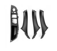 Interior Front Door Armrest Panel Trim Pull Handle Set Replacement for BMW 5 Series F10 F11 F18 520i 523i 525i 528i 535i(Black LHD 4PCS)
