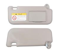 Interior Front Left Right Sun Visor For Toyota For Corolla 2014 2015 2016 2017 74320-02B21 74310-02K91 Car Accessories Gray Beige Sun Visor With Make-up Mirror And Screws(LH and RH gray)
