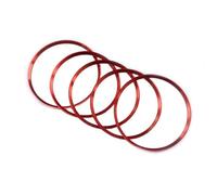 Interior Garnish Compatible with Benz for A for B for CLA for GLA180 200 220 260 5Pcs Auto Car Air Conditioner Vent Outlet Sticker Knob Trim Cover(Red)