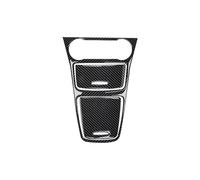 Interior Garnish Compatible with Benz for CLA 2014 2015 2016 2017 2018 Car Center Console Gear Shift Cover Decorative Trim Sticker Interior Decoration(Black2)