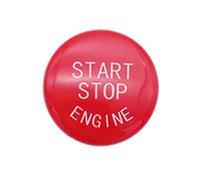 Interior Garnish Compatible With BMW For E70 X5 2007-2013 For E71 X6 2008-2014 61636966714 Car Start Stop Engine Ignition Switch Cap Key Cover(Red)