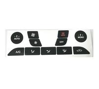 Interior Garnish Compatible With For Focus 1999-2005 Air Condition AC Climate Control Worn Peeling Button Repair Decals Stickers