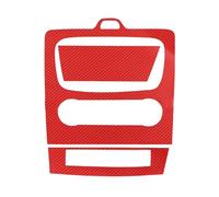 Interior Garnish Compatible with for Focus 2 2009 2010 2011 2012 Car Center Console Protector Sticker Auto Interior Decoration(Red,AT)