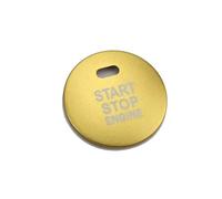 Interior Garnish Compatible With Hyundai For Sonata 7 Car Engine Lightening One Key Start Button Decorative Auto Interior Decoration(Yellow)