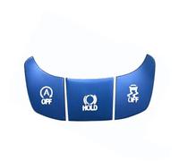 Interior Garnish Compatible With Toyota For CHR 2016 2017 2018 2020 2021 3Pcs Car Gear Shift Panel AC Button Off Holder Cover Switch Frame Trim(Blue)