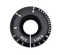Interior Garnish Compatible with VW for Polo for Passat for Golf 1Pcs Car Engine Start Ignition Cover Styling Hole Decoration Sticker Accessories(Black)