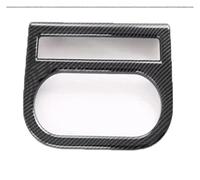 Interior Gear Shift Panel Trim Automotive Interior Carbon Fiber Rear Drainage Cup Frame Steering Wheel Decorative For Toyota For Bz4x 2022 2023(Rear water cup cover)