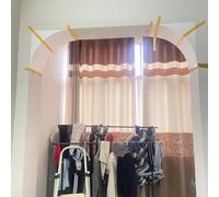 Interior Hallway Doorway Arch Kit, Premade Curved Door Arch Molding, 2pcs Universal Door Frame Corner Trim, Balcony Kitchen Bedroom Arch Way Kit(21x21x21cm (8.3x8.3x8.3"))