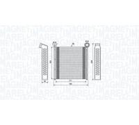 Interior Heat Exchanger Magneti Marelli 350218448000 for AUDI CUPRA SEAT SKOD...