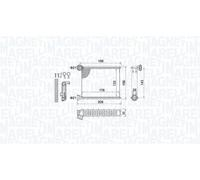 MAGNETI MARELLI 350218459000 Heater matrix