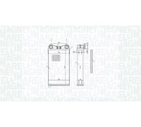 MAGNETI MARELLI 350218472000 Heater matrix
