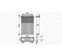 4x ✅Fits MAGNETI MARELLI 350218512000 Heat Exchanger, interior heati ⭐UK Seller⭐