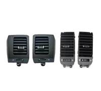 Interior Heater 4Pcs Car Dashboard Air Conditioning Vent Outlet For Toyota For Land For Cruiser For Prado LC120(Black)