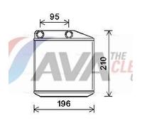 Interior Heating Heat Exchanger Fits Abarth Punto EVO AVA Clever Choice FTA6313