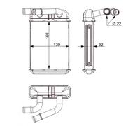 MAHLE AH 346 000S Heater matrix