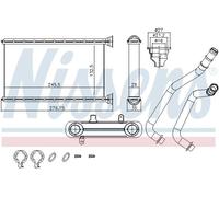 NISSENS 707190 Heater matrix