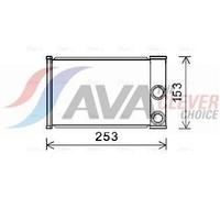 AVA COOLING SYSTEMS OLA6680 Heater matrix