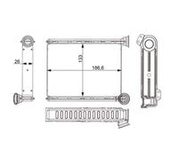 MAHLE AH 370 000S Heater matrix