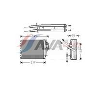 Interior Heating Heat Exchanger Fits FIAT 500 C Panda AVA Clever Choice FTA6304