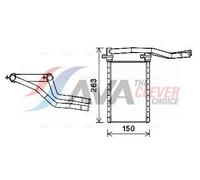 PRASCO Heater Matrix SZA6146 – Fits Suzuki Swift/SX4, Fiat Sedici (LHD)