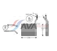 Heat Exchanger FDA6364 AVA Exchanger Interior 1253187 1301838 1317080 1754199