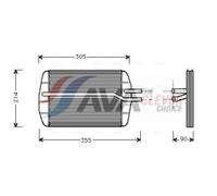 PRASCO FD6216 Heater matrix