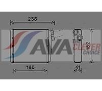 Heat Exchanger VOA6163 AVA Exchanger Interior 30767275 LR002632