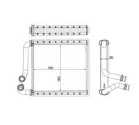 MAHLE AH 354 000S Heater matrix