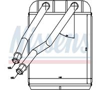 NISSENS 73975 Heater matrix