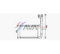 AVA COOLING SYSTEMS FD6645 Heater matrix