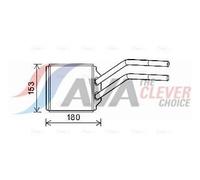 AVA COOLING SYSTEMS FD6614 Heater matrix