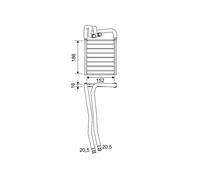 Interior Heating Heat Exchanger VALEO Fits HYUNDAI I20 08-15 971384P000