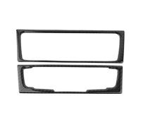 Interior Moulding 2Pcs For A4 B8 A5 Q5 B7 2009-2016 Auto Console CD Panel Trim Cover Decoration Carbon Fiber ABS Car Sticker LHD Only Car Interior Decor