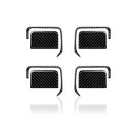 Interior Moulding Car Carbon Fiber Door Handle Bowl Sticker Trim Decal for Silverado for GMC for Sierra 1500 2500HD 3500HD 2014-2018 Accessories Car Interior Decor