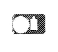 Interior Moulding Carbon Fiber Car Headlight Switch Cover Sticker Trim for Mustang 2005-2009 Interior Sticker Car Interior Decor