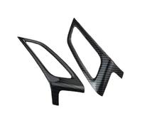 Interior Moulding for for Focus MK3 2012-2014 Carbon Fiber Color ABS Interior Dashboard Air Conditioner Vent Outer Frame Trim Cover Trim Decal
