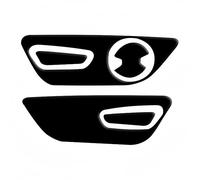 Interior Moulding for Mustang 2015-2020 Piano Black Car Interior Seat Adjust Button Panel Cover Protective Trim Stickers Car Accessories Car Interior Decor(LHD)