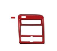 Interior Moulding Trim For Kona 2024-2025 LHD ABS Red AC Gear Shift Panel Cover