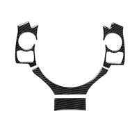 Interior Mouldings 4 Pcs Carbon Fiber Car Steering Wheel Cover Sticker Decotration Trim For Lexus IS250 NX200 200t 300h 2014-2017 Car Interior(B)