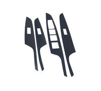 Interior Mouldings 4pcs Car Styling Carbon Fiber Stickers Accessories Windows Lifter Control Button Panel for Hyundai for Tucson 2015-2018 Car Interior Decoration