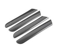 Interior Mouldings 4pcs For VW For Golf 6 MK6 2008-2013 Car Interior Door Window Panel Strips Cover Trim Accessories ABS Carbon Fiber Grain Car Interior Decoration