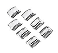 Interior Mouldings 7PC Car Stickers for Civic 10th 2016-2021 Interior Door Window Lift Switch Button Cover Trim ABS Chrome Accessories Car Interior Decoration